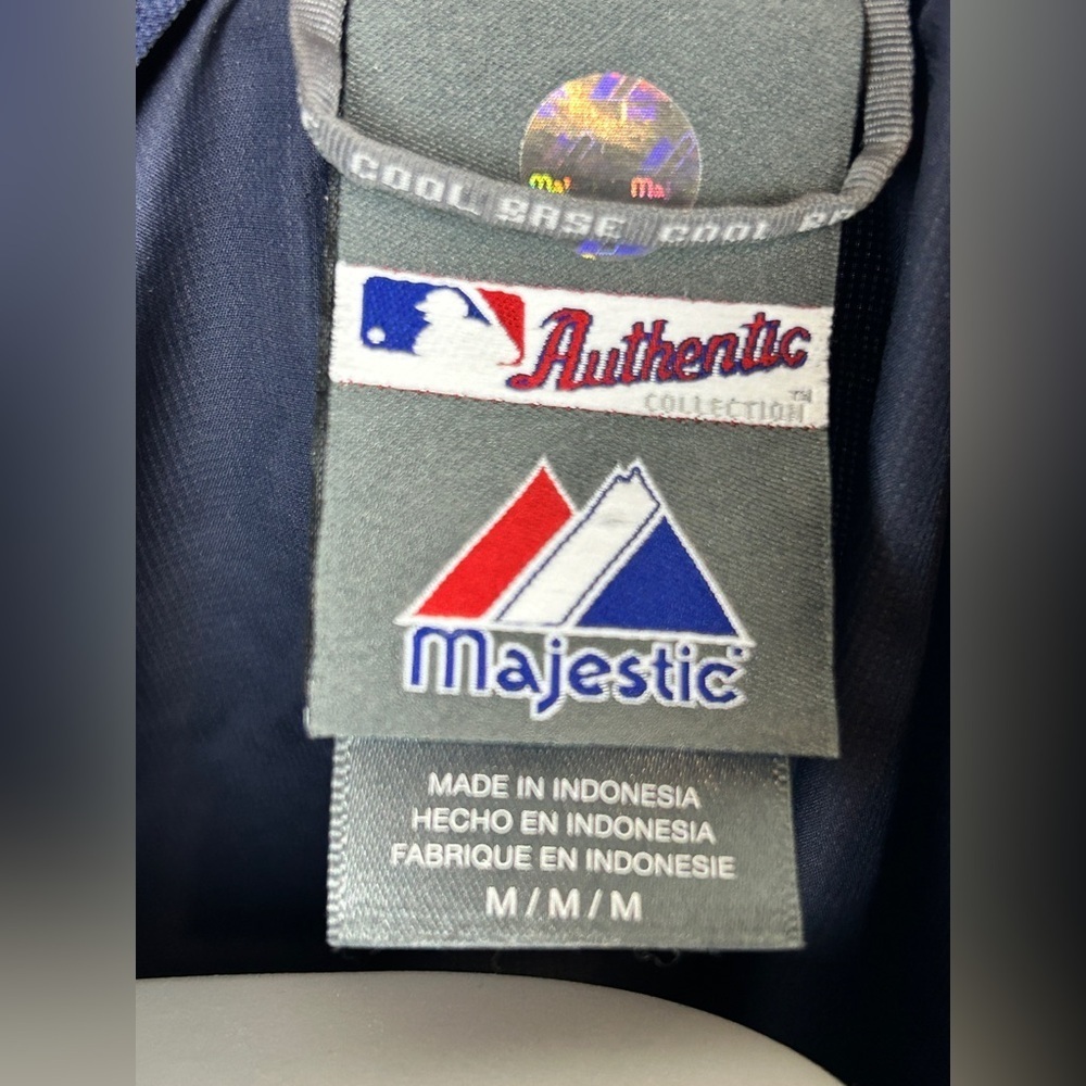 Majestic Minnesota Twins windbreaker pull over cool base size M MLB - Picture 10 of 10